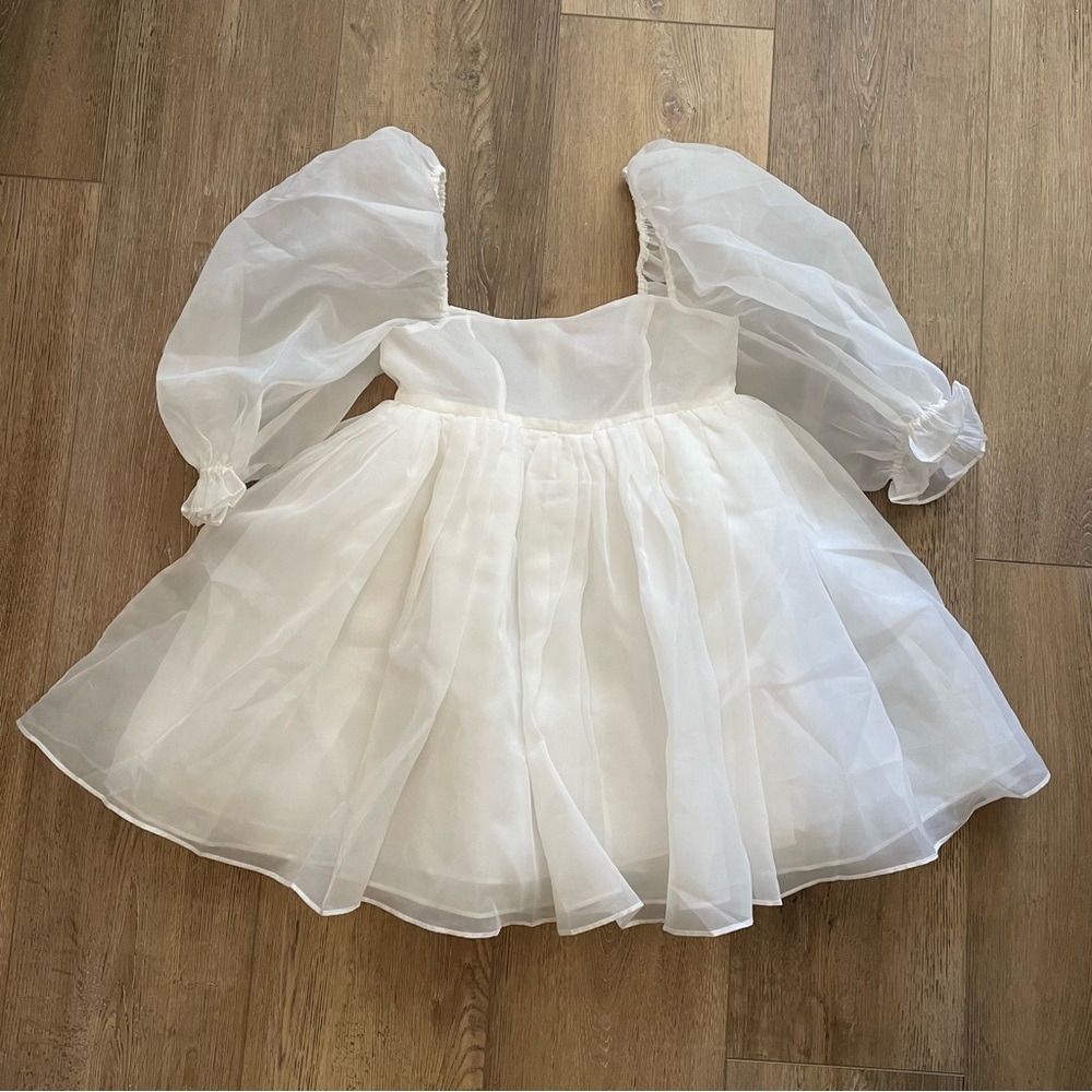 Selkie The Ivory Puff Dress - Picture 7 of 10